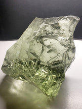 Load image into Gallery viewer, Gold - Light w/ Seafoam "clouds" Traditional Andara Crystal 900g