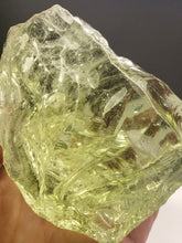 Load image into Gallery viewer, Gold - Light w/ Seafoam "clouds" Traditional Andara Crystal 900g