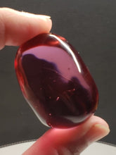 Load image into Gallery viewer, Purple - Light (color changing) Andara Crystal Hand / Palm Piece 64g