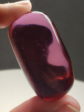 Load image into Gallery viewer, Purple - Light (color changing) Andara Crystal Hand / Palm Piece 78g