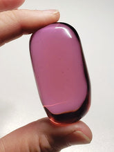 Load image into Gallery viewer, Purple - Light (color changing) Andara Crystal Hand / Palm Piece 78g