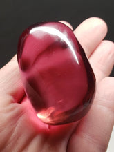 Load image into Gallery viewer, Purple - Light (color changing) Andara Crystal Hand / Palm Piece 86g