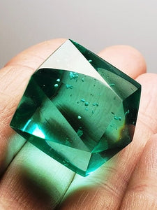 Teal - Light Andara Crystal Icosahedron 28g