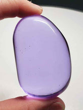 Load image into Gallery viewer, Violet - Light (color change) Andara Crystal Hand/Palm Piece 130g