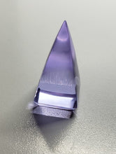 Load image into Gallery viewer, Violet - Light (color change) Andara Crystal Nubian Pyramid 1.5n x .75in