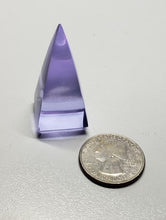 Load image into Gallery viewer, Violet - Light (color change) Andara Crystal Nubian Pyramid 1.5n x .75in