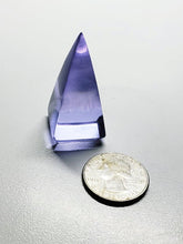 Load image into Gallery viewer, Violet - Light (color change) Andara Crystal Nubian Pyramid 1.5n x .75in