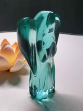 Load image into Gallery viewer, Teal Andara Crystal Angel