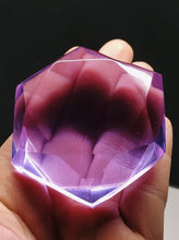Load image into Gallery viewer, Violet - Light (color change) Andara Crystal Hexagon