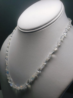 Moonstone - Madagascar Rainbow Flash EO+ oval 18inch