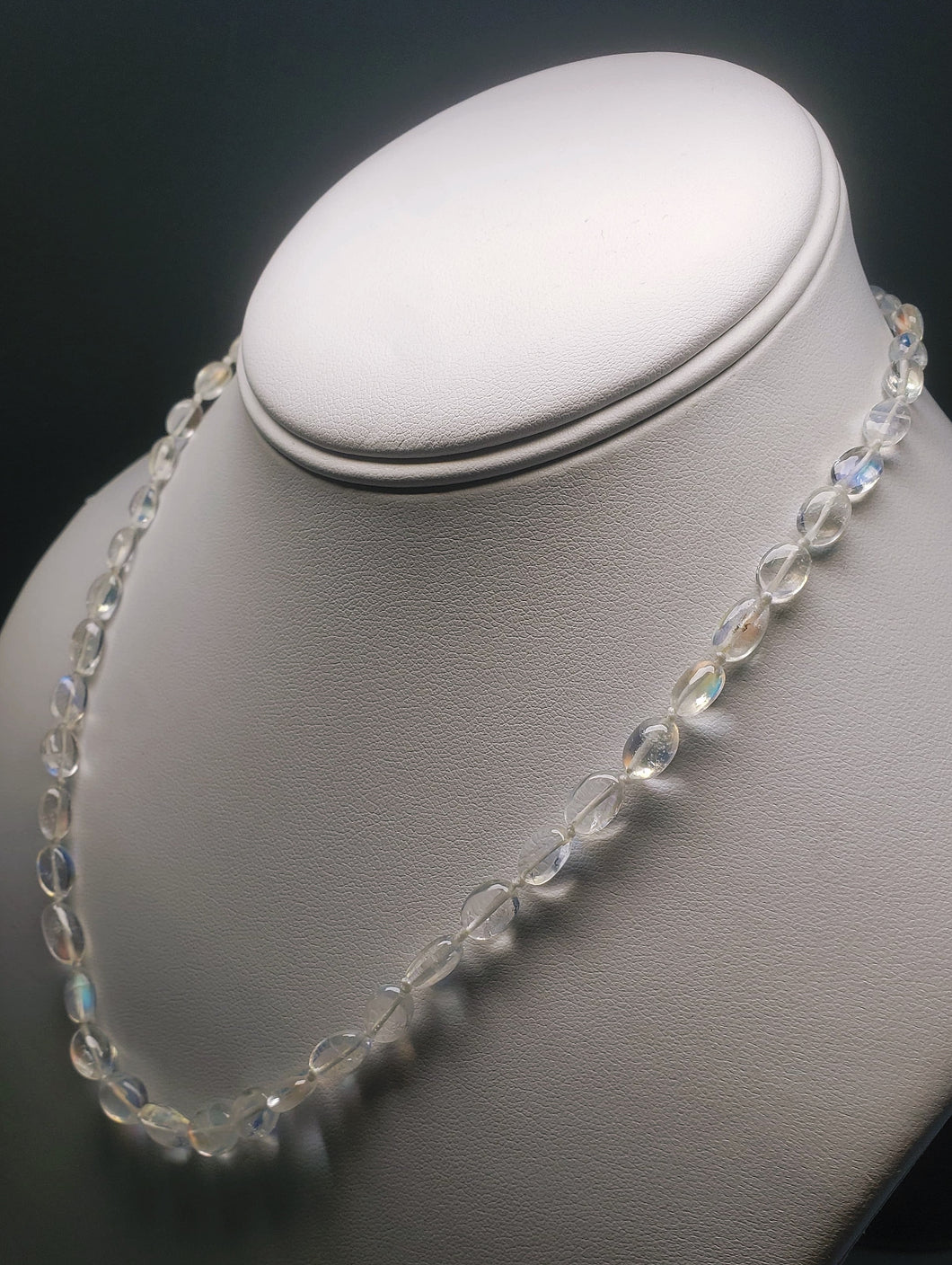 Moonstone - Madagascar Rainbow Flash EO+ oval 17.75inch