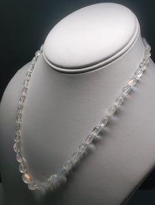 Moonstone - Madagascar Rainbow Flash EO oval 18.25inch