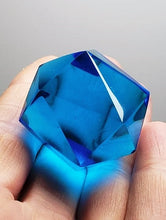 Load image into Gallery viewer, Blue - Medium Bright Andara Crystal Icosahedron 42g