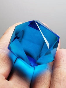 Blue - Medium Bright Andara Crystal Icosahedron 42g