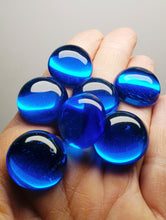 Load image into Gallery viewer, Blue - Medium Bright Andara Crystal Cabochon 20mm Chakra Set