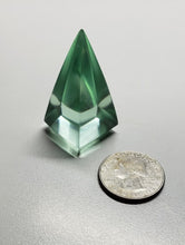 Load image into Gallery viewer, Mint Andara Crystal Nubian Pyramid 1.5in x .75in