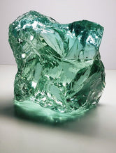 Load image into Gallery viewer, Mint w/ Aqua Blue Traditional Andara Crystal 1.105kg
