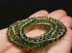 Moldavite EO++ 3.2-6.7mm 17in 58.95ct