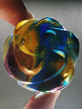 Load image into Gallery viewer, Multi - colored Andara Crystal Rose