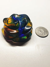 Load image into Gallery viewer, Multi - colored Andara Crystal Rose