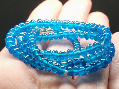 Apatite - Blue (neon) EO+ 3.5-5mm 17inch