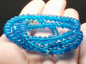 Apatite - Blue (neon) EO+ 3.5-5mm 17inch