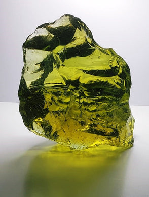 Green - Light Traditional Andara Crystal 1.07kg