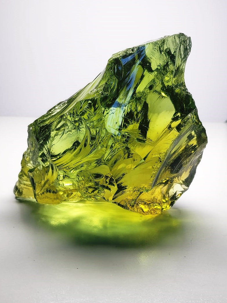 Green - Light Traditional Andara Crystal 674g