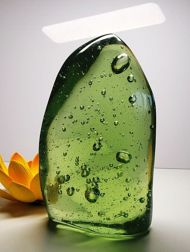 Green - Light (Terra olive) Andara Crystal 806g *