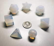 Load image into Gallery viewer, Andara Crystal Sacred Geometry Set Opalescent