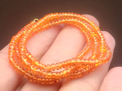 Sapphire - Orange EO++ 2.5-3.5mm 19inch