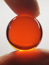 Load image into Gallery viewer, Orange Andara Crystal Mini Sphere 20mm