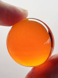 Orange Andara Crystal Cabochon 30mm