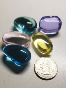 Andara Crystal Tumbled Bundle pastel tones