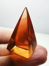Load image into Gallery viewer, Peach Andara Crystal Nubian Pyramid 1.5in x .75in