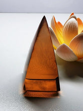 Load image into Gallery viewer, Peach Andara Crystal Nubian Pyramid 2.5in x 1.25in