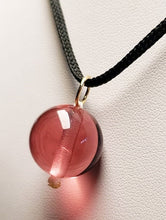 Load image into Gallery viewer, Peach Pink Andara Crystal Pendant (1 x 16mm)