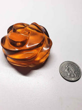 Load image into Gallery viewer, Peach Andara Crystal Rose