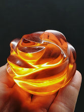 Load image into Gallery viewer, Peach Andara Crystal Rose