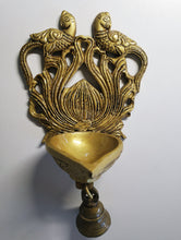 Load image into Gallery viewer, Brass Hanging Diya with Bell