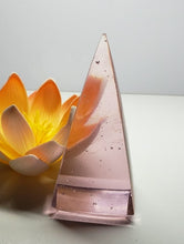Load image into Gallery viewer, Pink (Seafoam) Andara Crystal Nubian Pyramid 3in x 1.5in