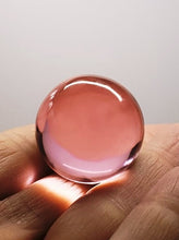 Load image into Gallery viewer, Pink Andara Crystal Sphere 1 inch
