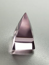 Load image into Gallery viewer, Pink Andara Crystal Nubian Pyramid 1.5in x .75in