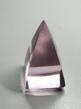 Load image into Gallery viewer, Pink Andara Crystal Nubian Pyramid 1.5in x .75in