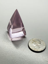 Load image into Gallery viewer, Pink Andara Crystal Nubian Pyramid 1.5in x .75in