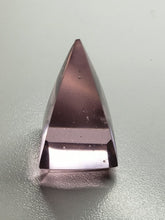 Load image into Gallery viewer, Pink (Seafoam) Andara Crystal Nubian Pyramid 1.5in x .75in