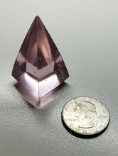 Load image into Gallery viewer, Pink (Seafoam) Andara Crystal Nubian Pyramid 1.5in x .75in
