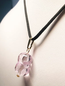Kunzite Therapeutic Pendant Pink 28.7ct
