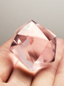 Pink Andara Crystal Icosahedron 42g