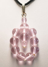 Load image into Gallery viewer, Pink Andara Crystal Pendant (10x9mm 2 x 6mm)